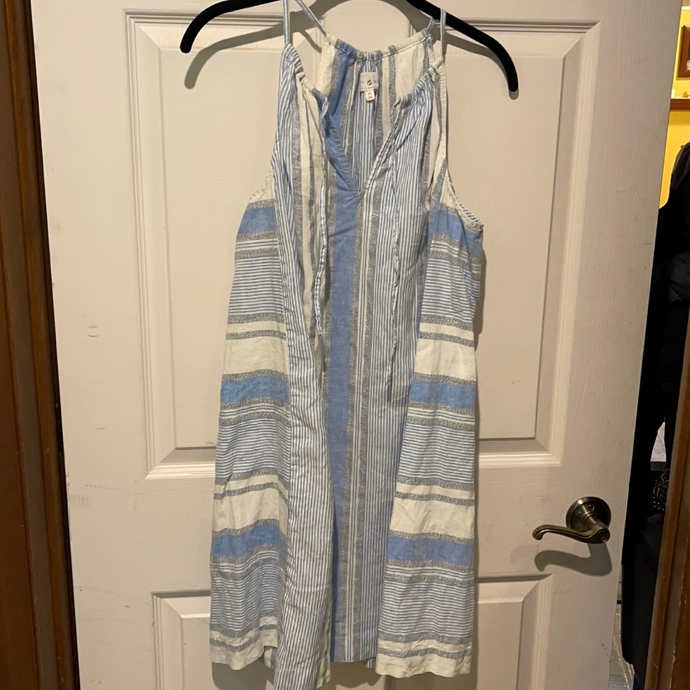 Woman’s summer cotton and linen dress